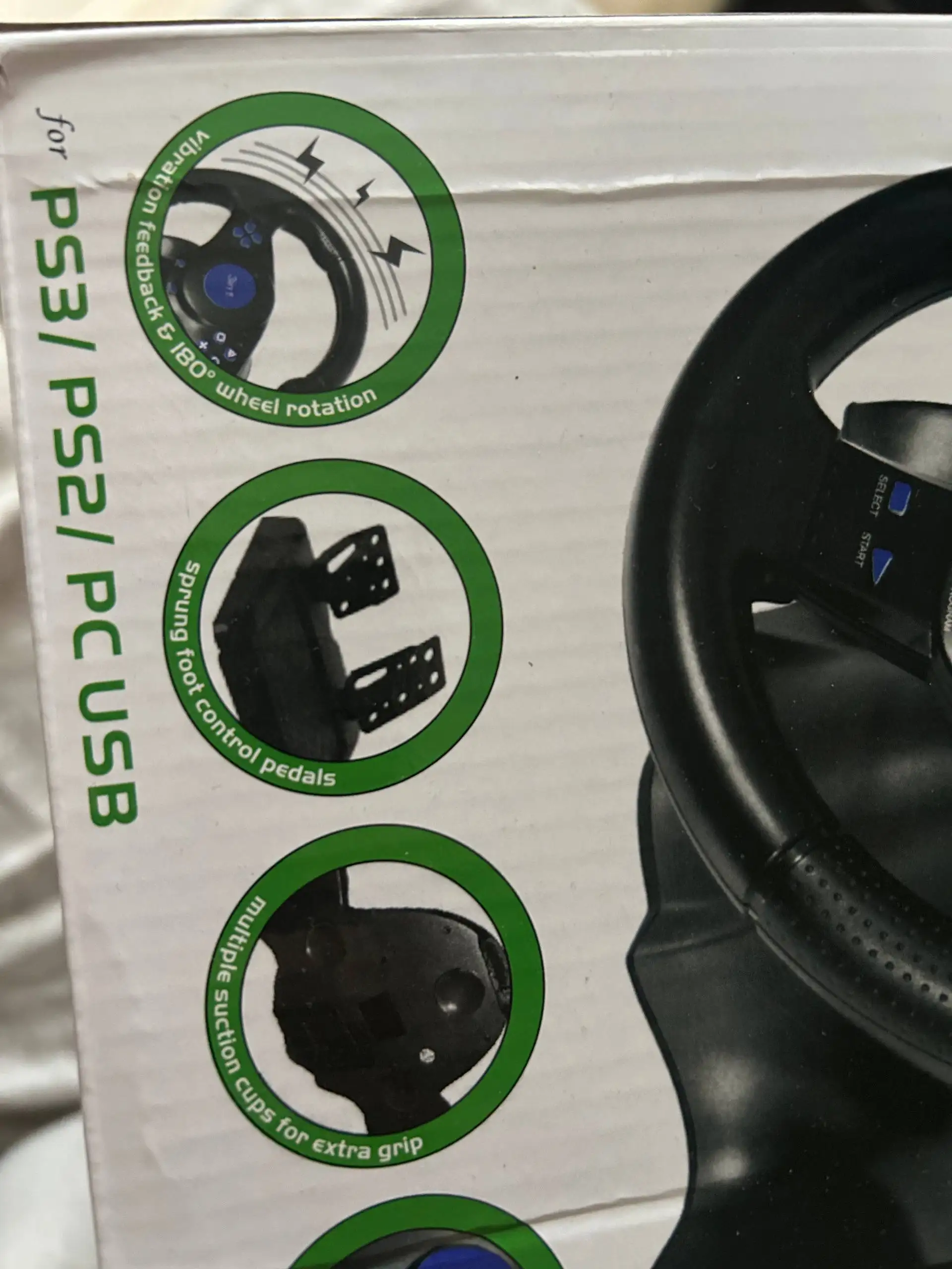 Руль игровой с педалями - Игровые аксессуары (Барахолка) в Санкт-Петербург