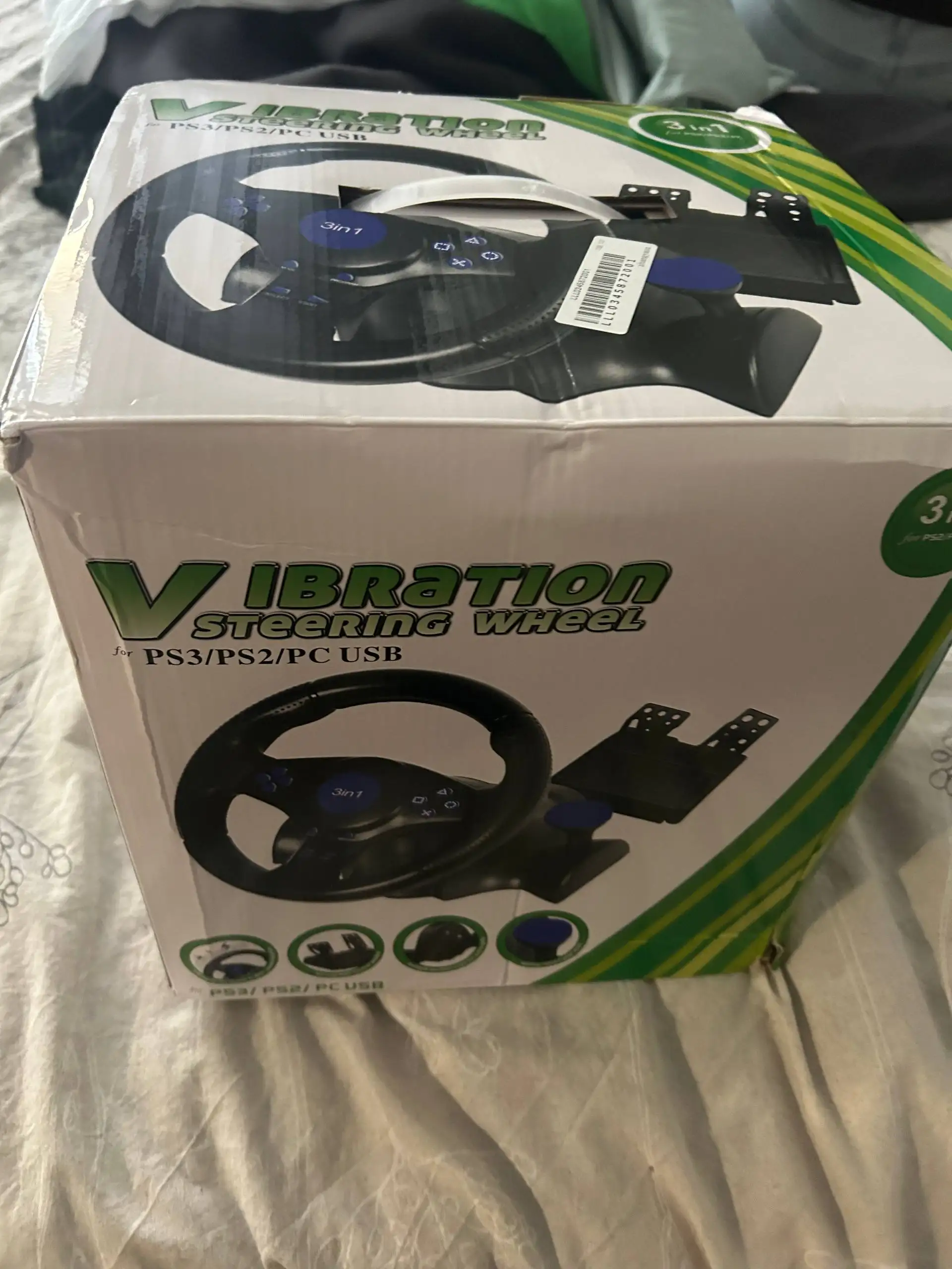 Руль игровой с педалями - Игровые аксессуары (Барахолка) в Санкт-Петербург