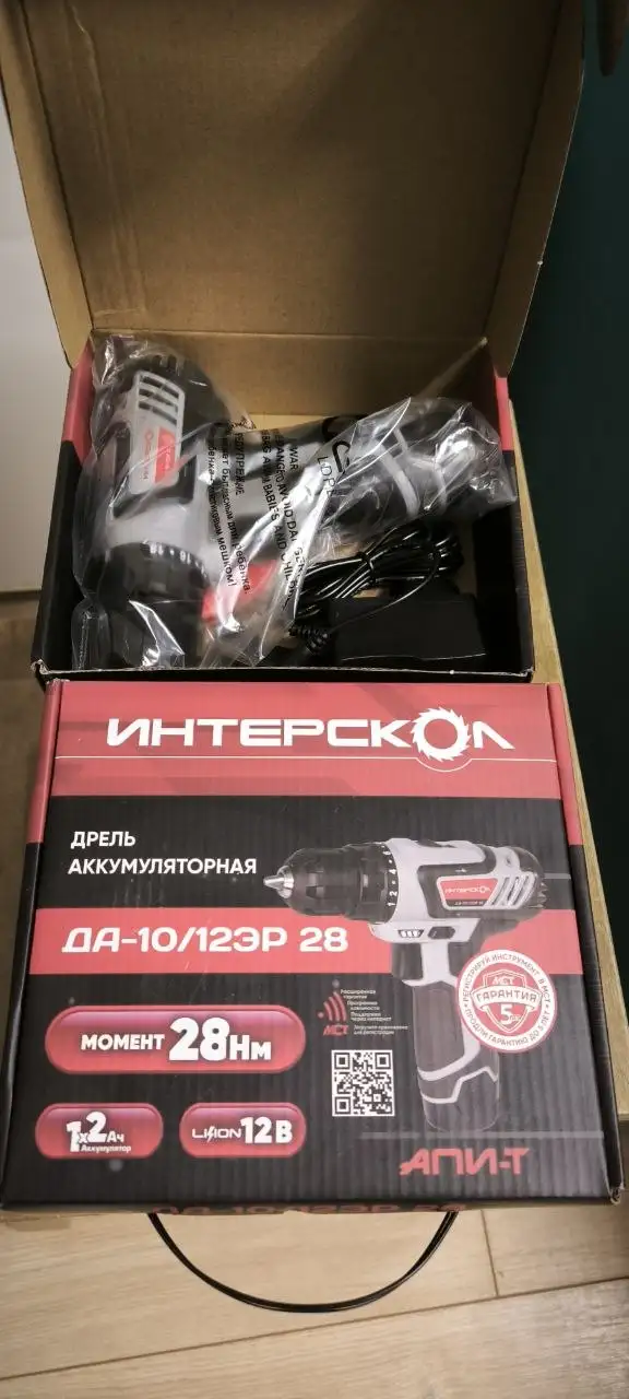 Продам дрель-шуруповерт Интерскол новый - Электроинструменты (Барахолка) в Санкт-Петербург