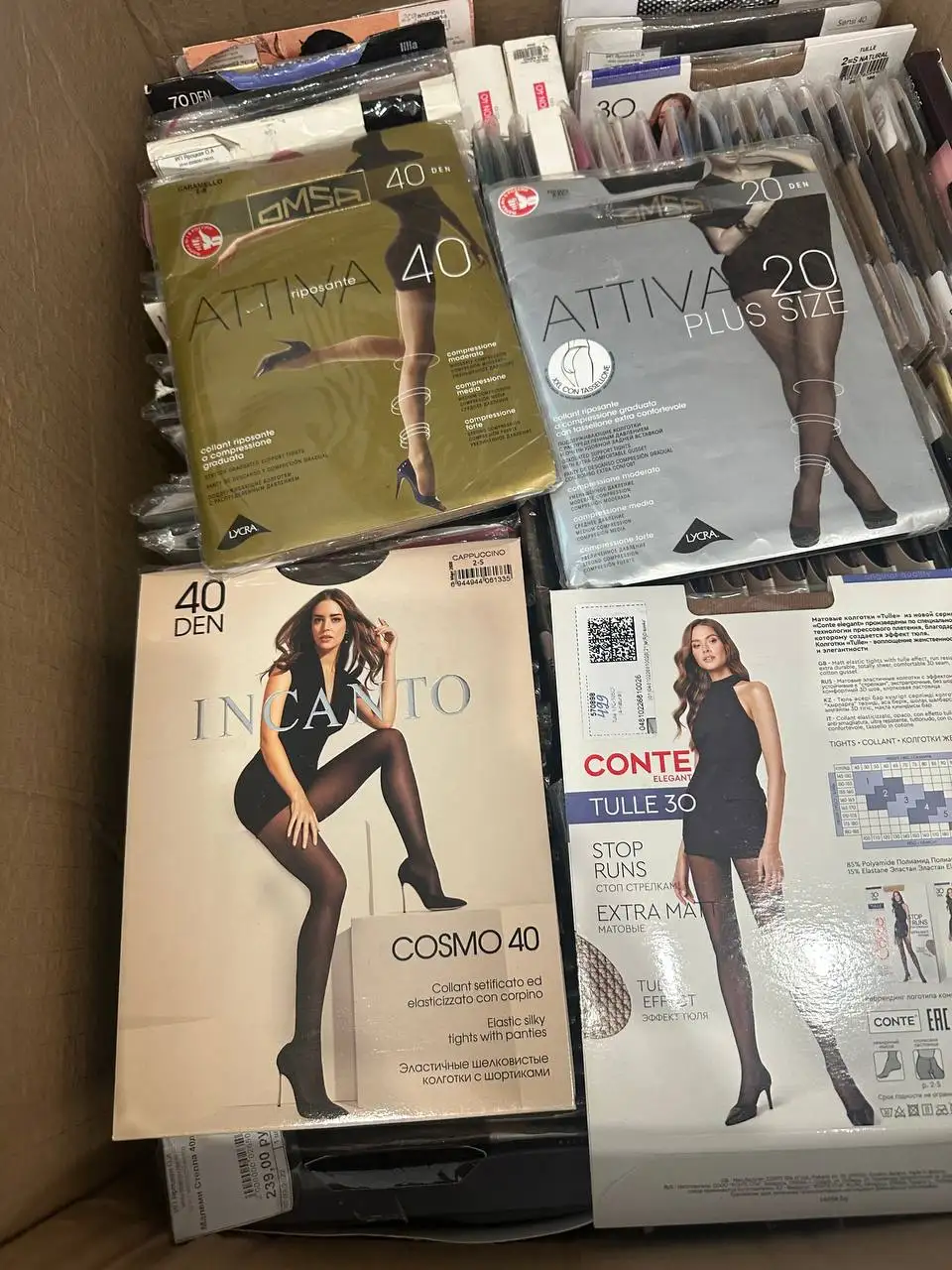 Продажа колготок, чулок, носков, белья и одежды после закрытия магазина - Нижнее белье (Одежда) в Санкт-Петербург