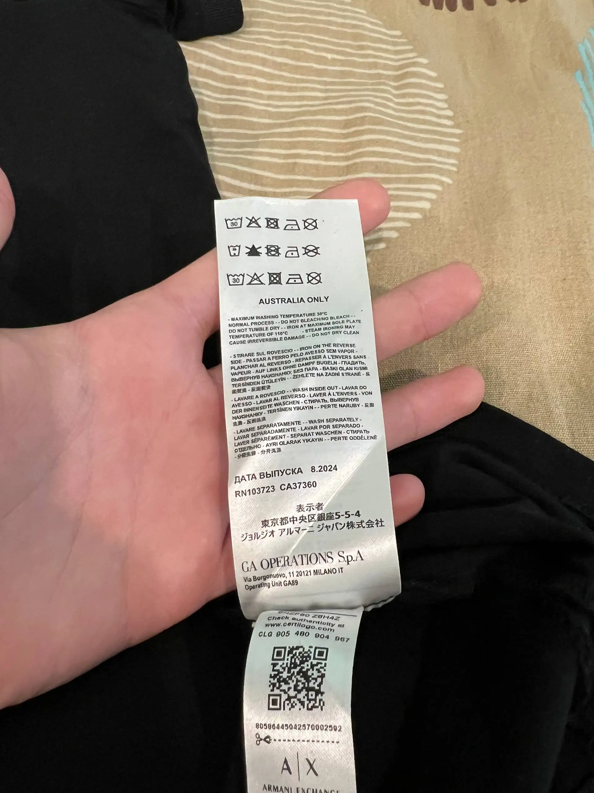 Продам поло Armani Exchange Milano New York - Мужская одежда (Одежда) в Санкт-Петербург