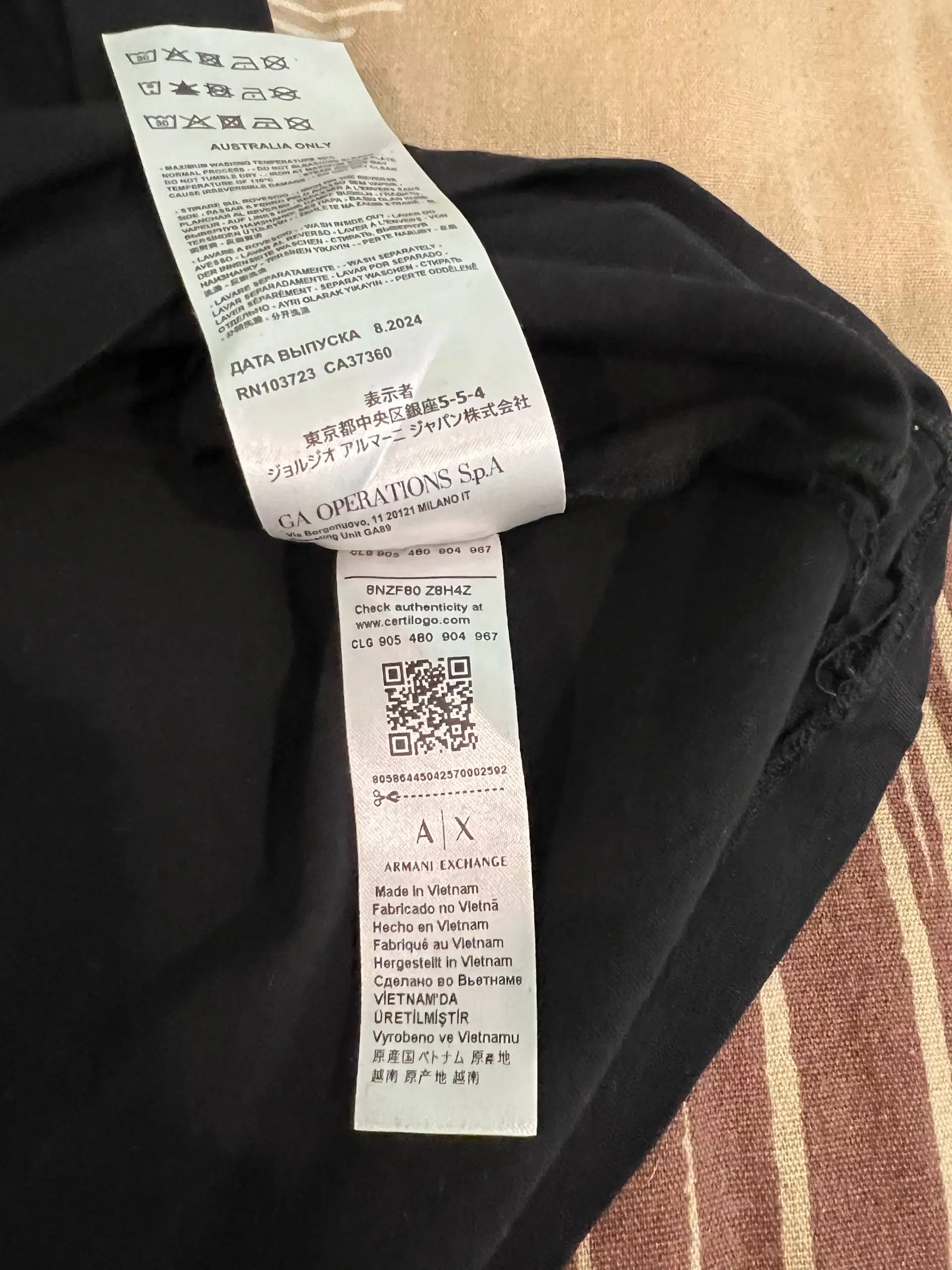 Продам поло Armani Exchange Milano New York - Мужская одежда (Одежда) в Санкт-Петербург