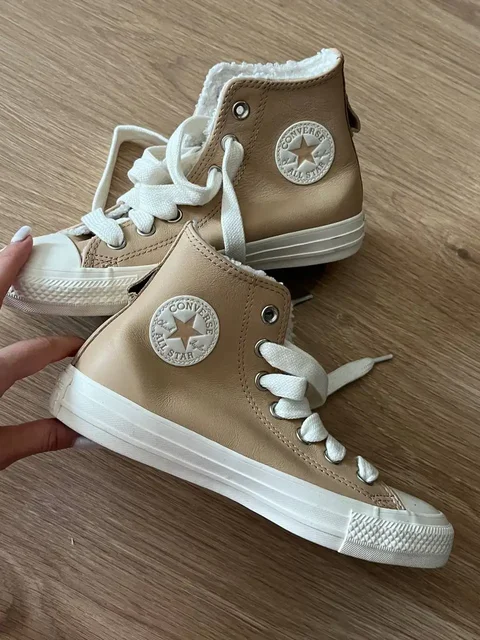 Конверсы Converse бежевые размер 36.5 - Обувь в Санкт-Петербург