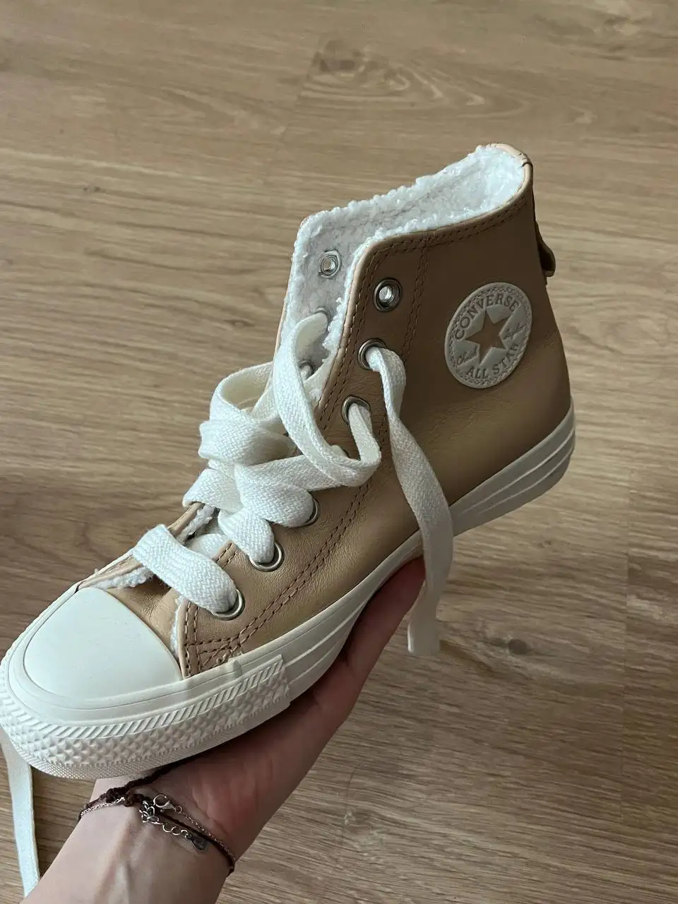 Конверсы Converse бежевые размер 36.5 - Обувь (Одежда) в Санкт-Петербург