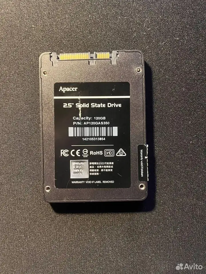 Продам SSD Apacer Panther 2.5" 120GB - Накопители (Электроника) в Санкт-Петербург