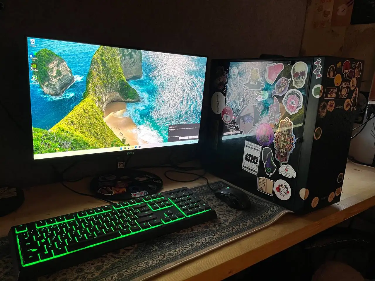 Игровой ПК с монитором Acer Nitro - Компьютеры и комплектующие (Электроника) в Санкт-Петербург