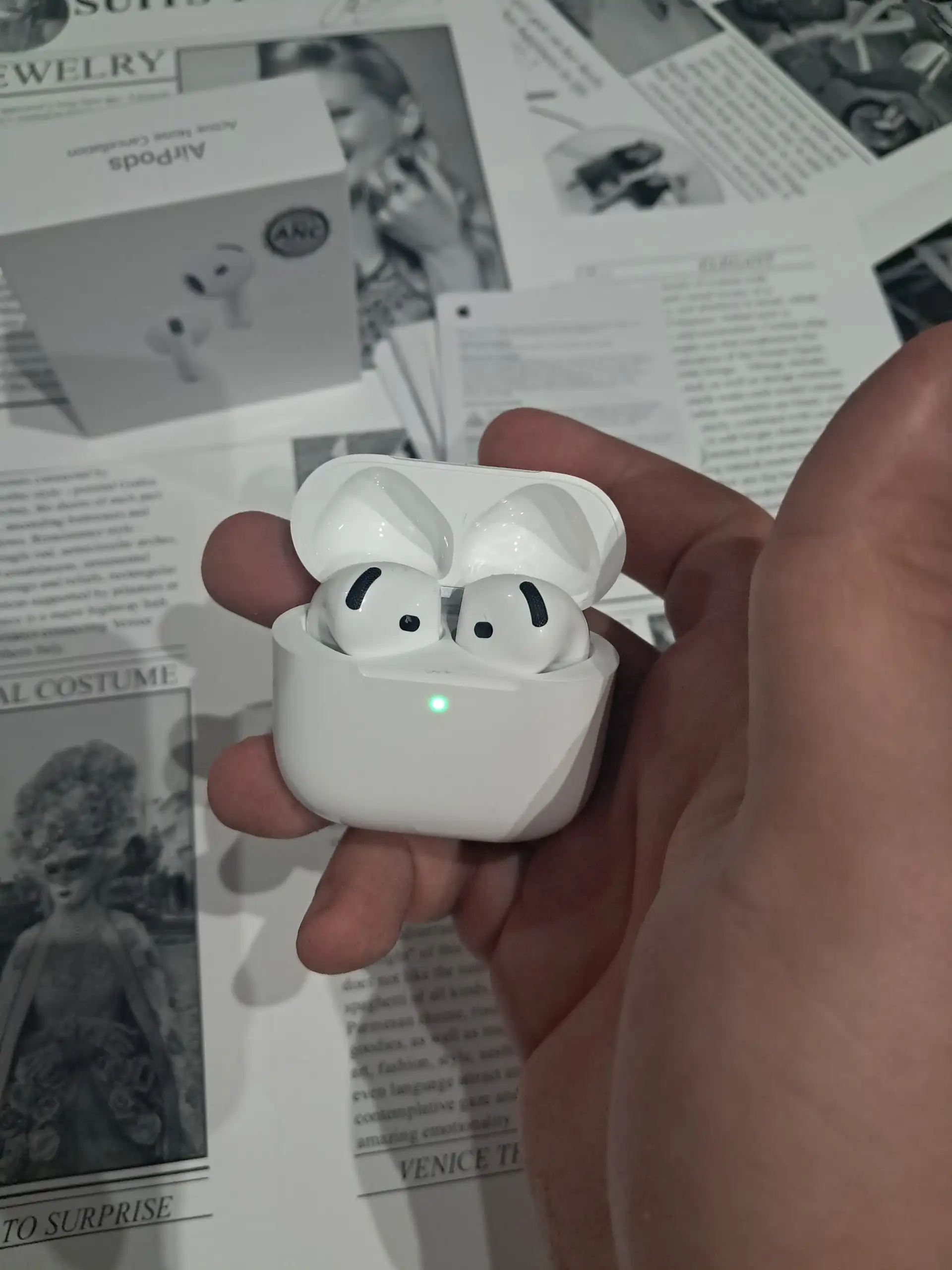 Продаю наушники Apple AirPods 4 с шумоподавлением - Наушники (Электроника) в Санкт-Петербург