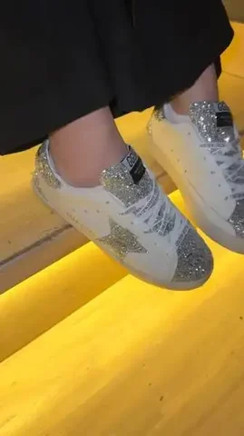 Продаются кеды Golden Goose Super-Star Silver Glitter, новые, 38 размер - Обувь в Санкт-Петербург