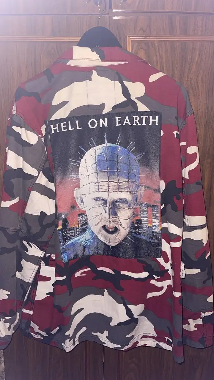 Supreme x Hellraiser BDU Jacket «Hell on Earth», SS18 - Брендовая одежда (Одежда) в Санкт-Петербург