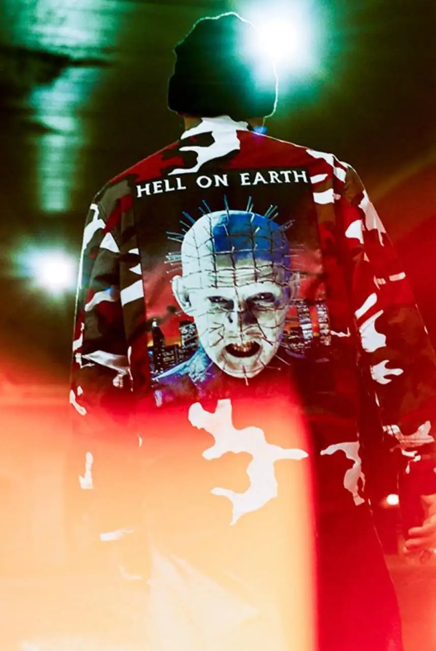 Supreme x Hellraiser BDU Jacket «Hell on Earth», SS18 - Брендовая одежда (Одежда) в Санкт-Петербург