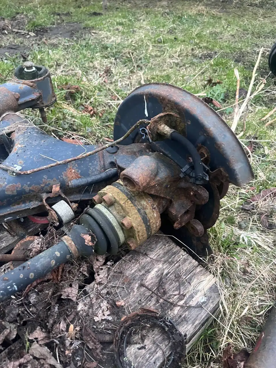 Задний мост с карданом и редуктором 4,45 188мм - Мосты и редукторы (Запчасти) в Калининград