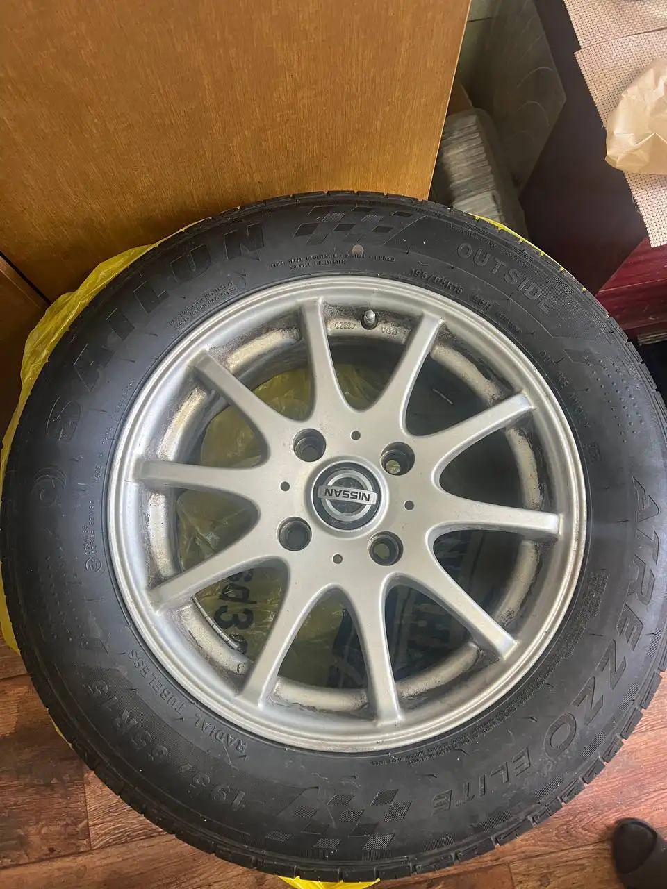 Продам комплект колес для Nissan Almera Classic - Запчасти (Авто) в Калининград