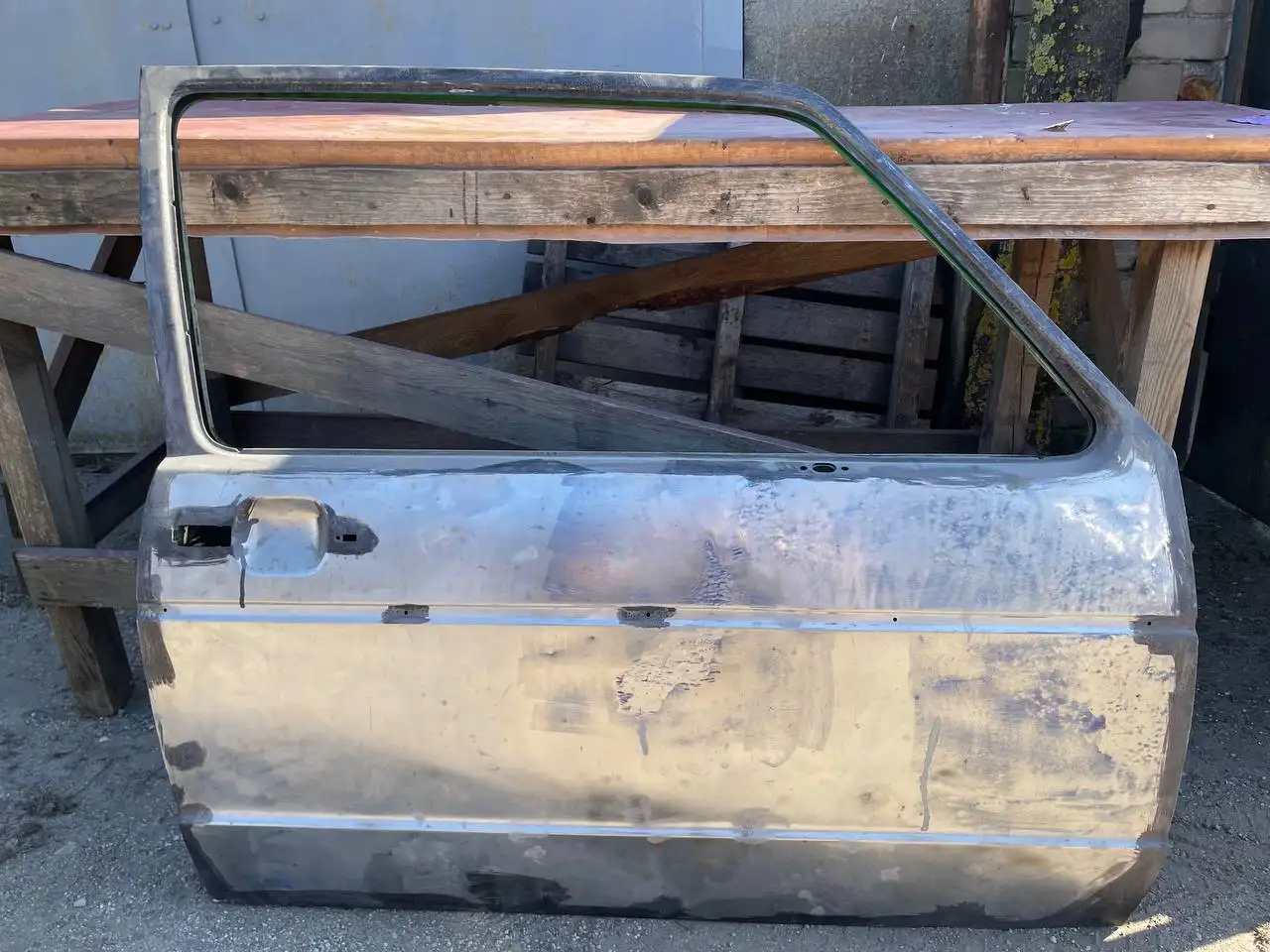 Продам правую дверь VW Golf 1 (3-дв / купе) - Автозапчасти (Запчасти) в Калининград