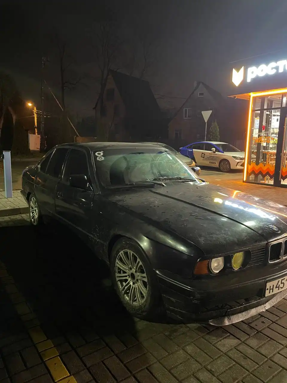 BMW E34 с двигателем M20B20 на короткоходке