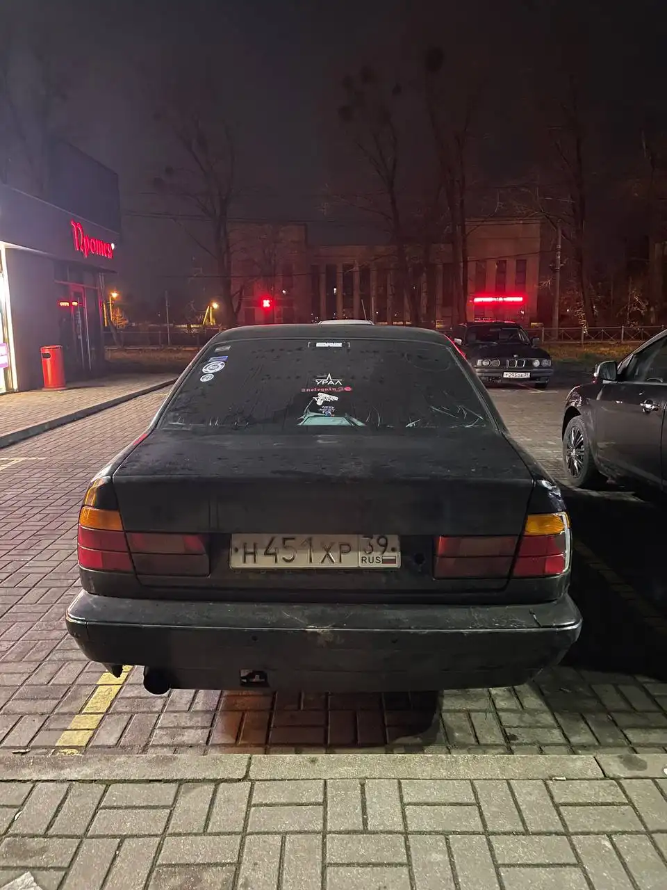 BMW E34 с двигателем M20B20 на короткоходке