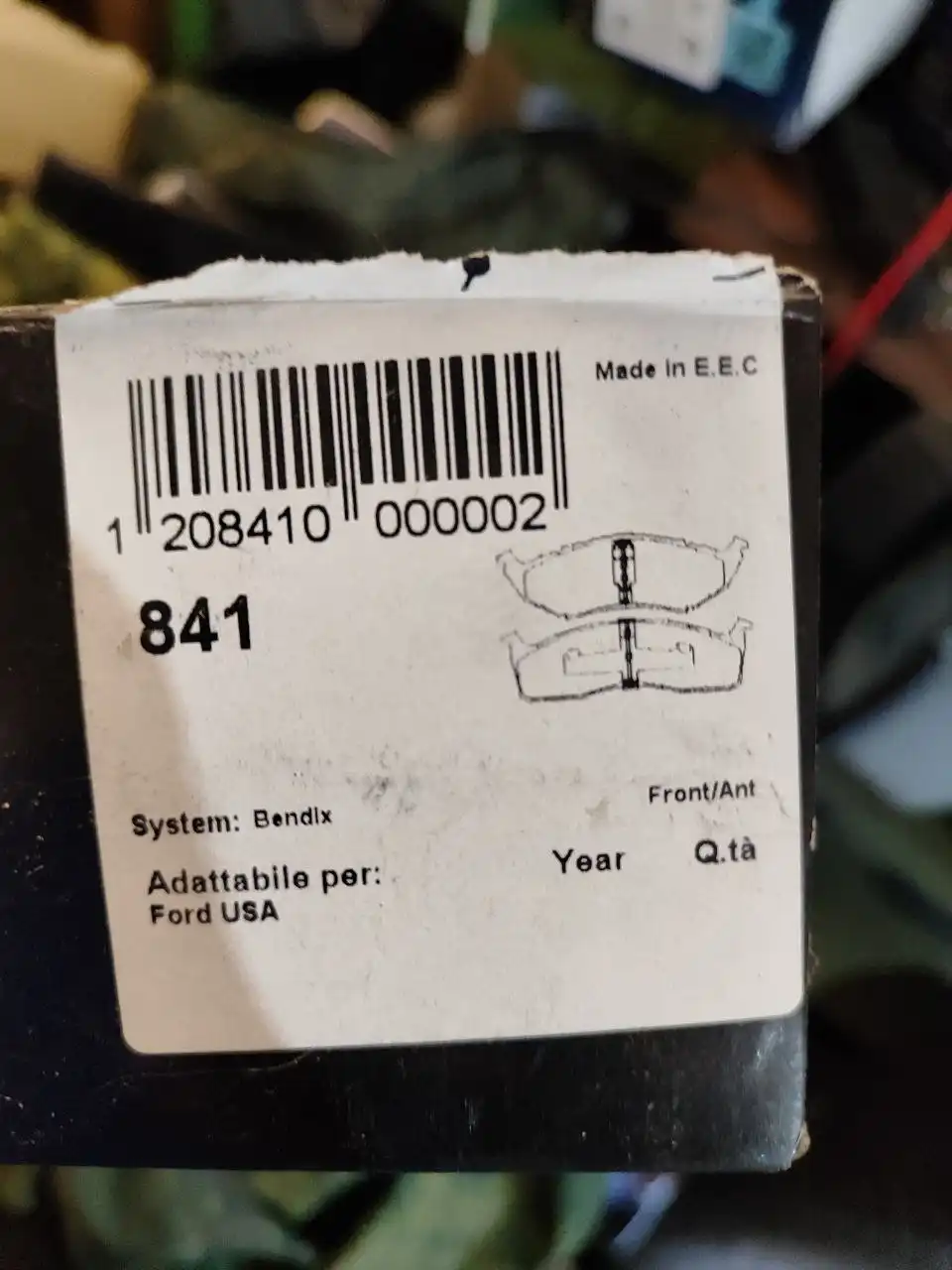 Тормозные колодки для Plymouth Chrysler Voyager 1997 года