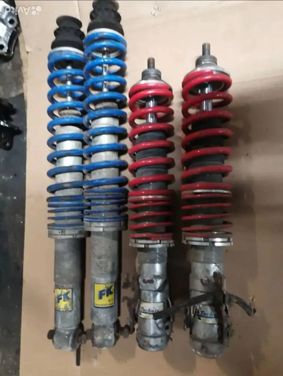 Продам койловеры на Volkswagen Golf 2 - Подвеска (Запчасти) в Калининград