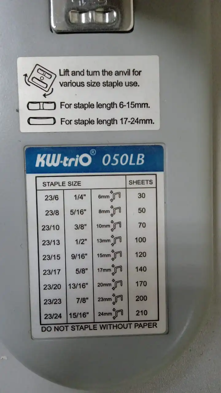 Степлер KW-Trio 050LB - Канцелярия (Барахолка) в Уфа