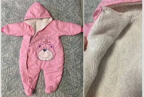 Демисезонный комбинезон на девочку 7-12 месяцев - Товары для детей в Уфа