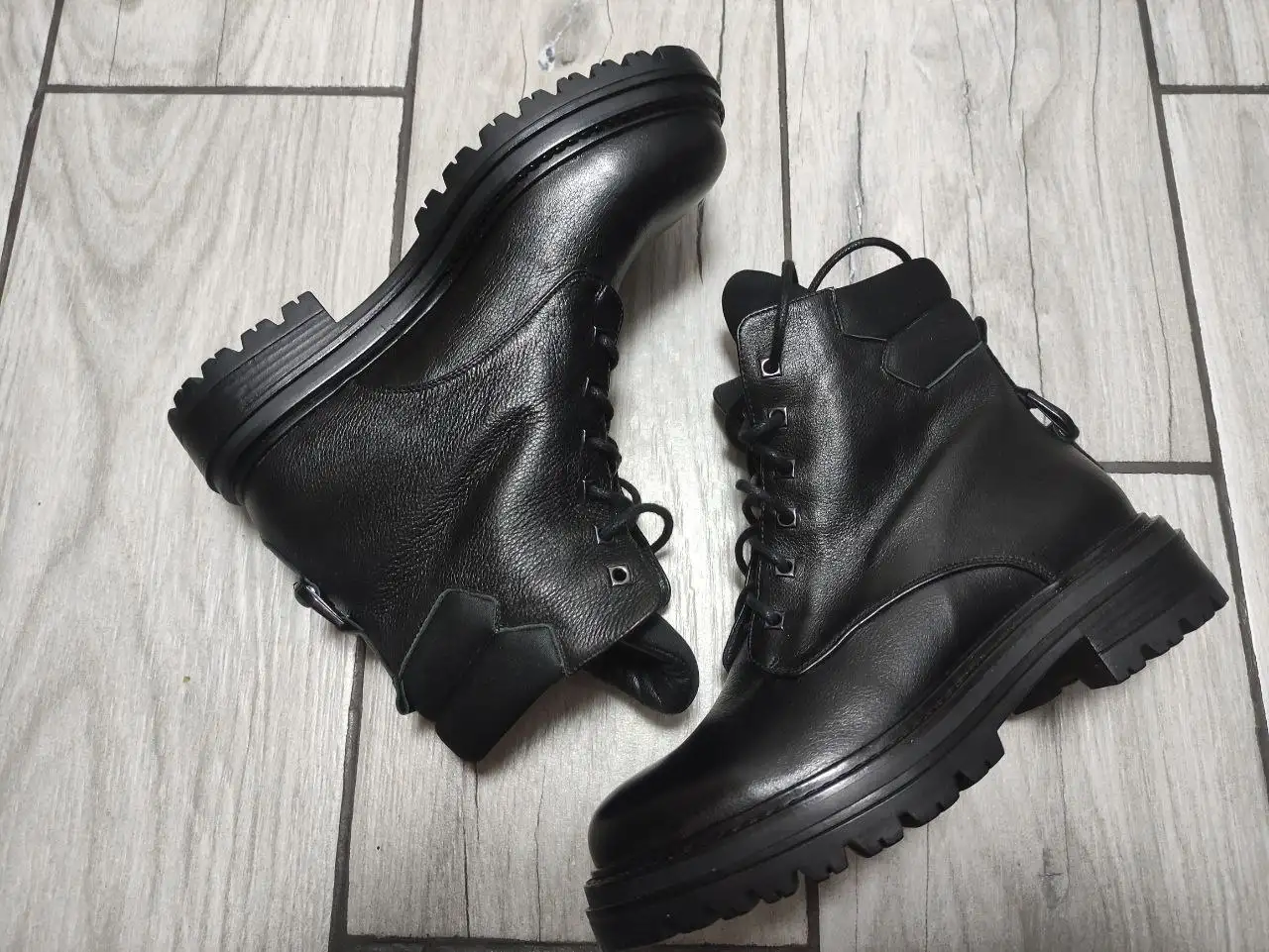 Ботинки демисезонные натуральная кожа размер 37 - Обувь (Одежда) в Уфа