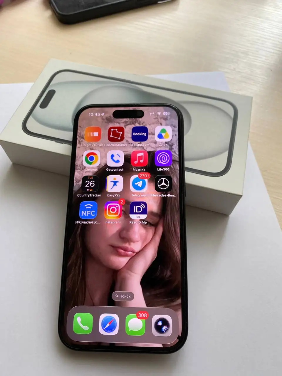 Продам iPhone 15 256GB Черный - Мобильные телефоны и аксессуары (Электроника) в Уфа