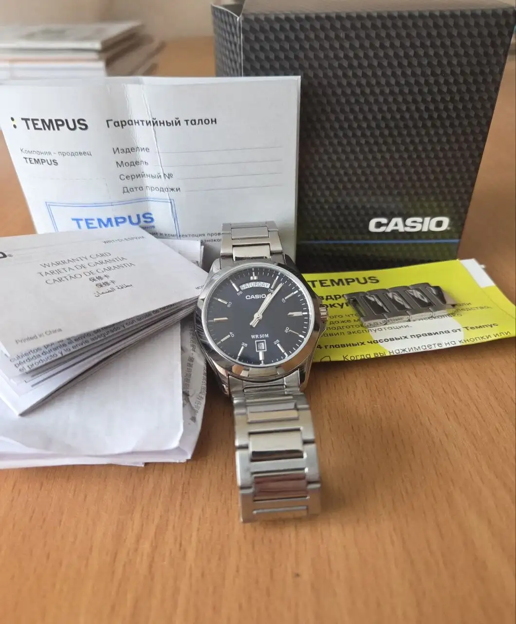 Продаю часы Casio MTP1370D синие - Часы (Электроника) в Уфа