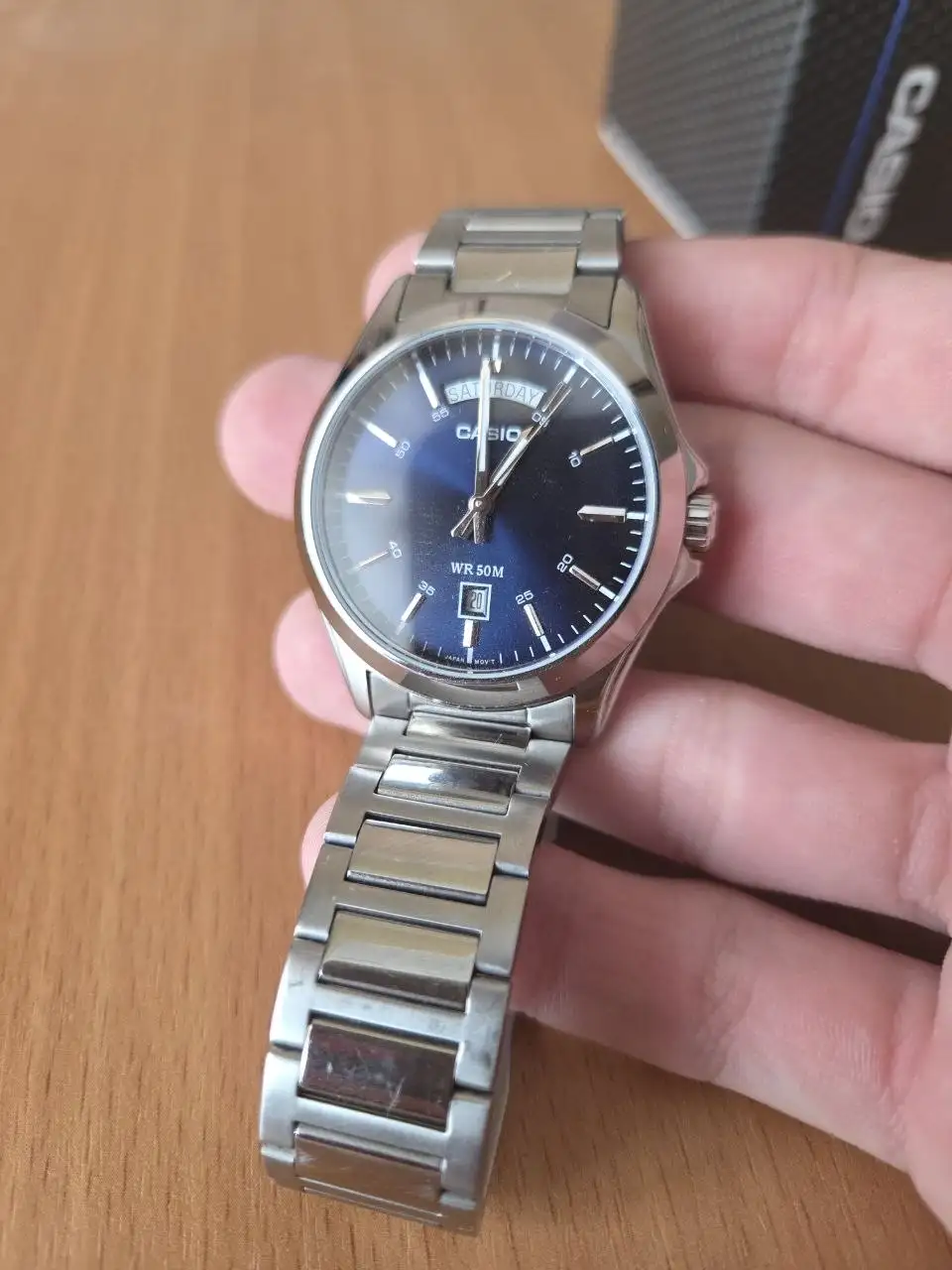 Продаю часы Casio MTP1370D синие - Часы (Электроника) в Уфа