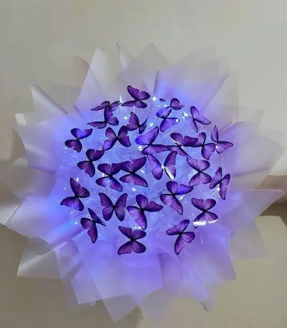Светящийся букет из бабочек ручной работы - Хобби и отдых в Чебоксары