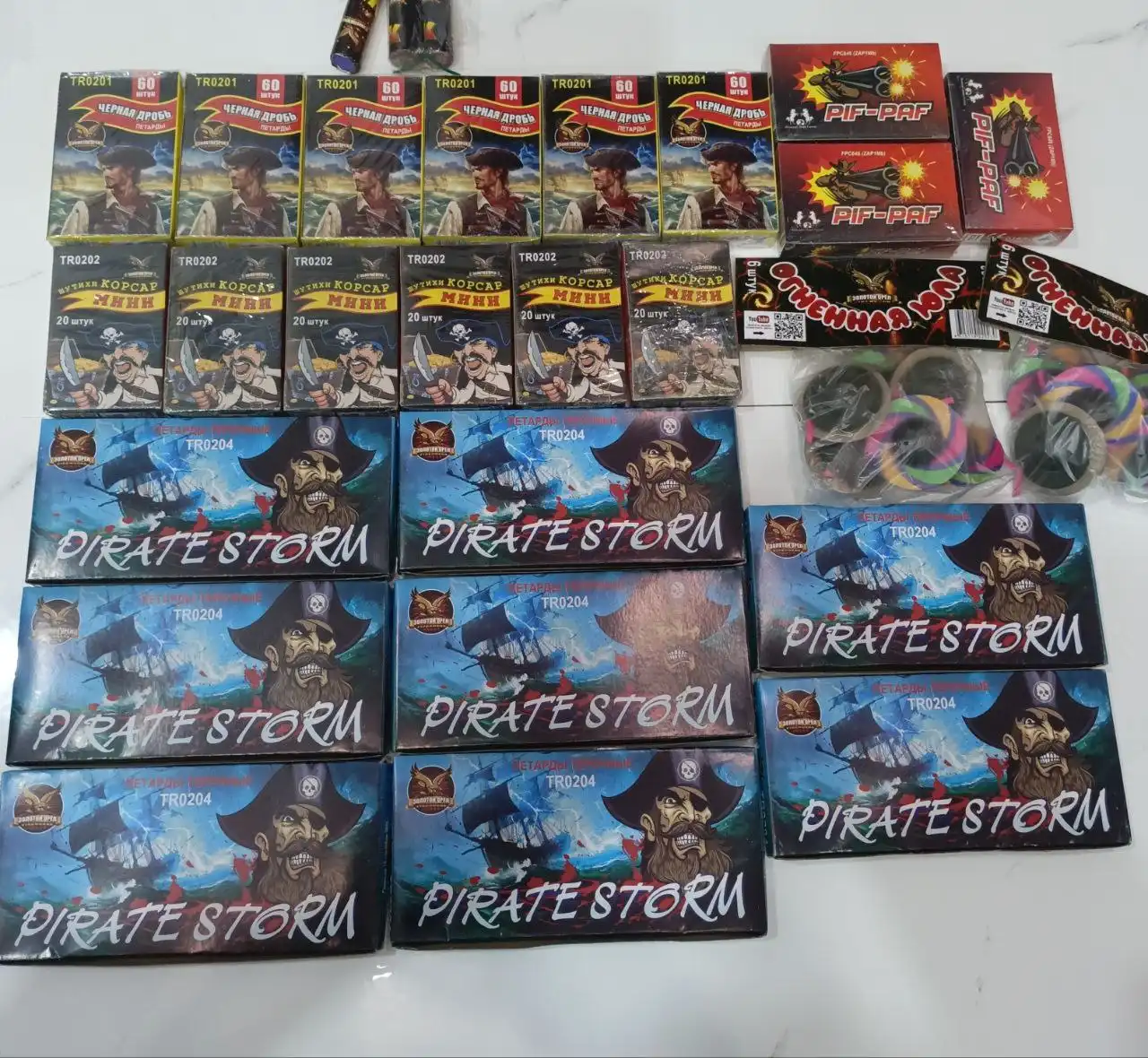 Продажа петард разных моделей