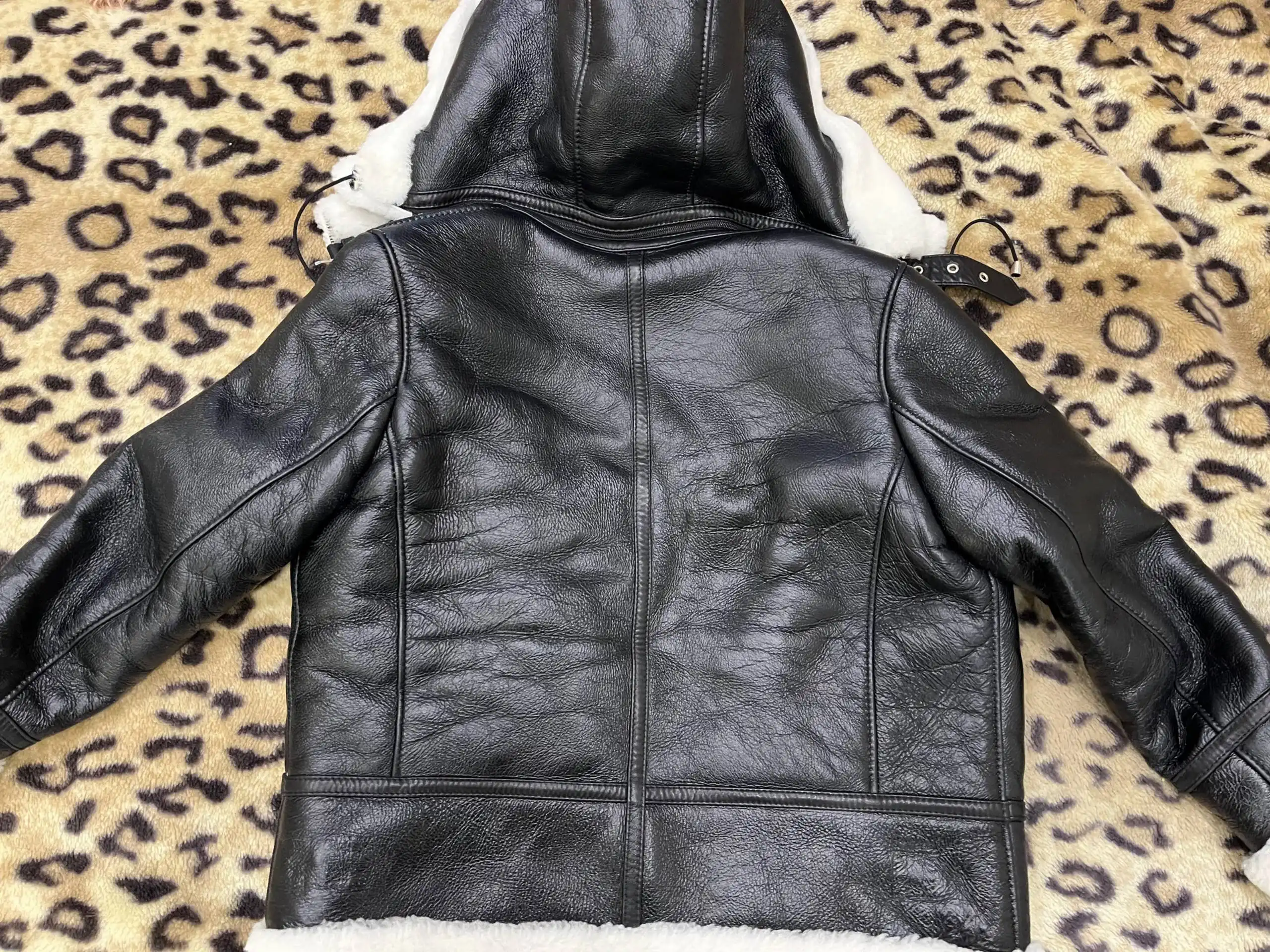 Дубленка зимняя Снежная Королева размер 48