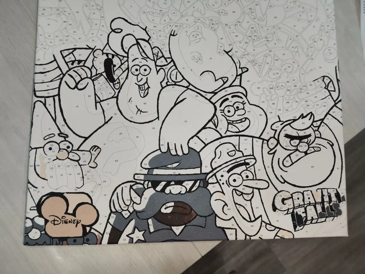 Продам картину по номерам