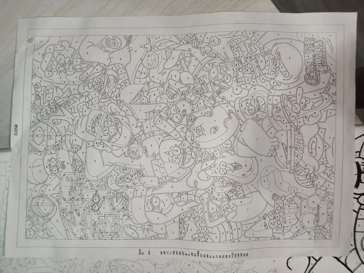 Продам картину по номерам