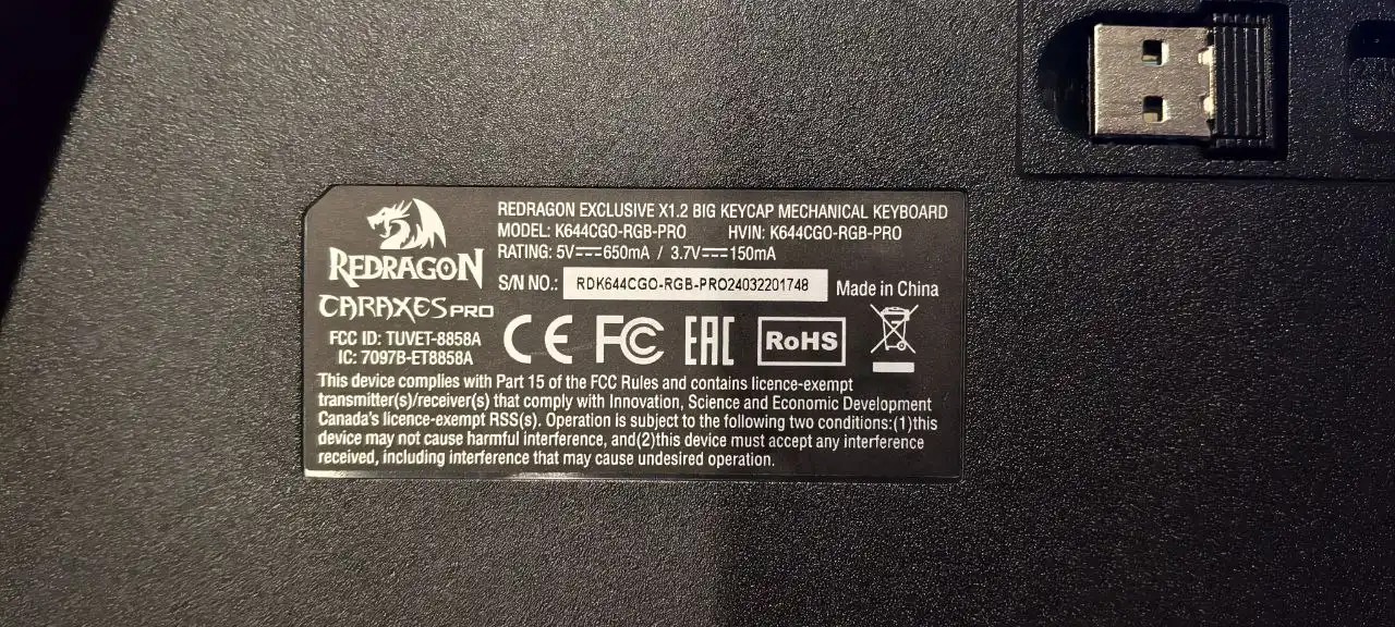 Клавиатура Redragon Exclusive X1.2 Big Keycap