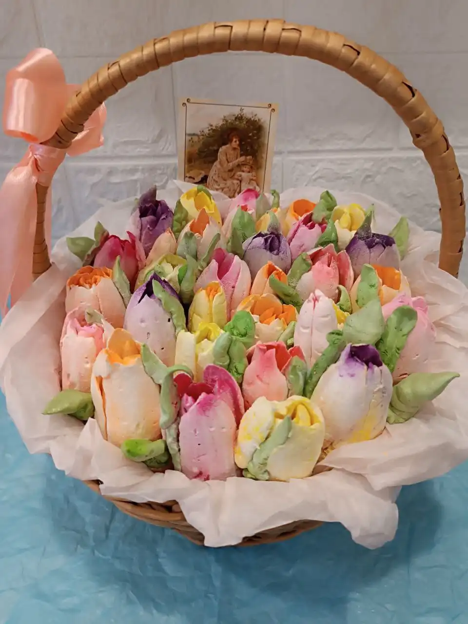 Эксклюзивные букеты из зефира ручной работы