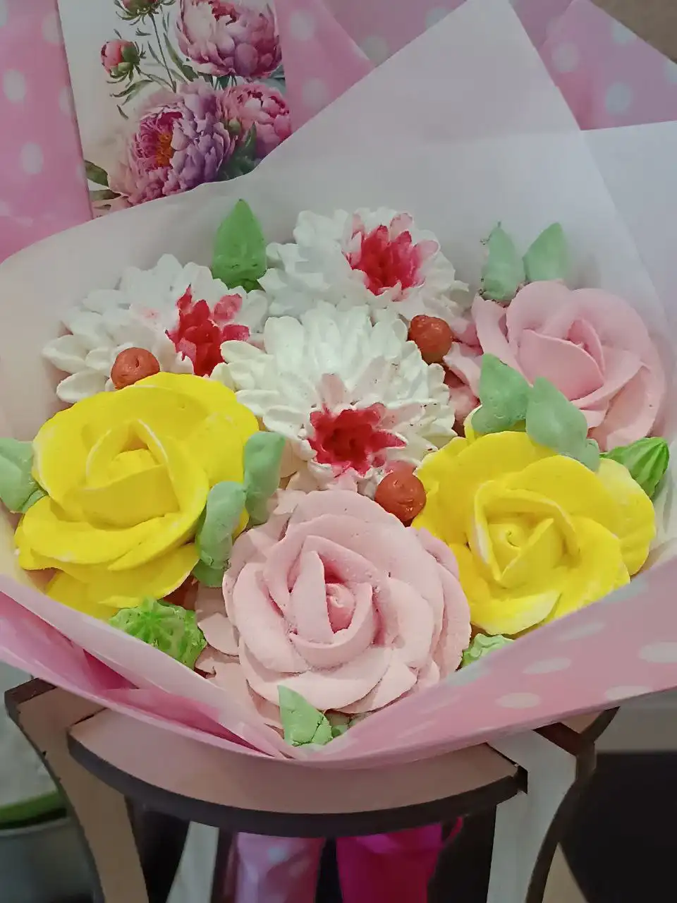 Эксклюзивные букеты из зефира ручной работы