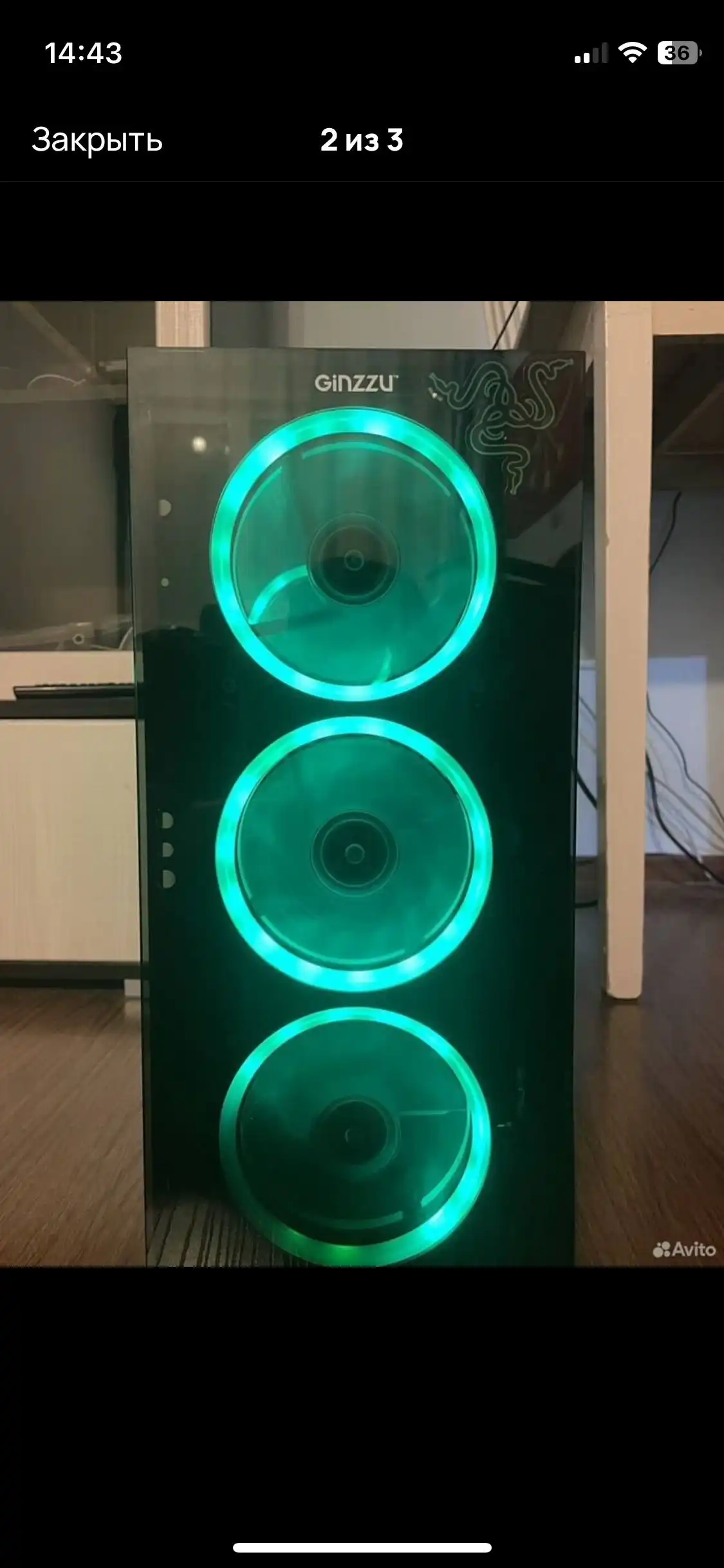 Продажа игрового ПК с монитором и аксессуарами - Компьютеры и комплектующие (Электроника) в Чебоксары