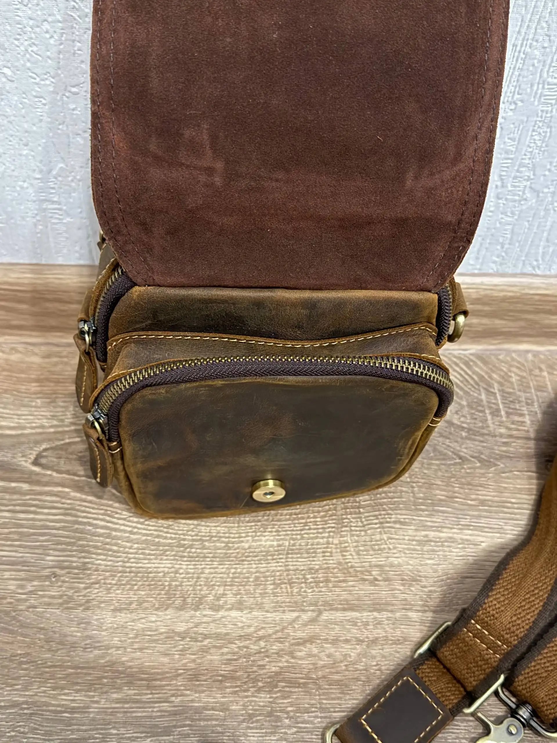 Мужская сумка из натуральной кожи - Аксессуары (Одежда) в Балашиха