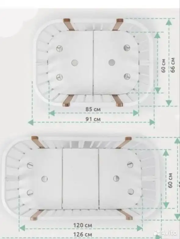 Кроватка-трансформер с аксессуарами для детей - Детская мебель и аксессуары (Товары для детей) в Балашиха