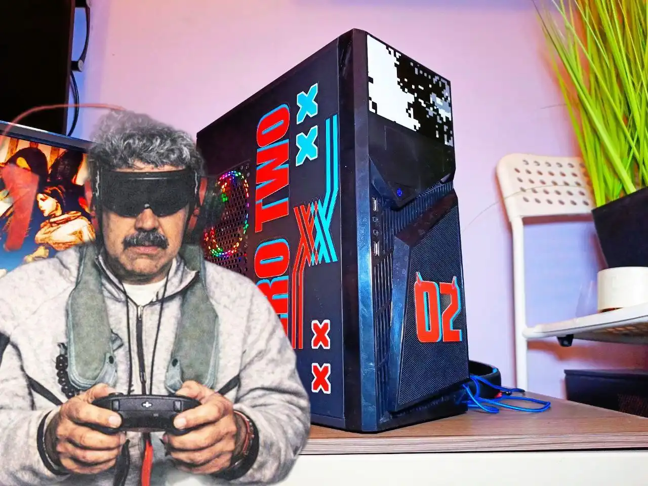 Игровой ПК полный комплект с монитором - Компьютеры (Электроника) в Железнодорожный