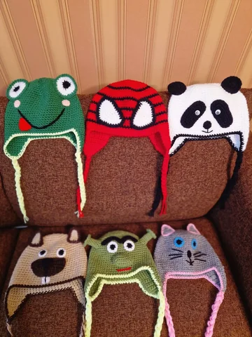 Продажа детских шапок с мультгероями - частное объявление в Балашиха