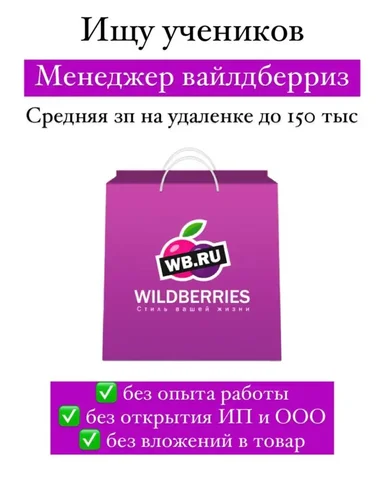 Набор людей для заполнения карточек на Wildberries - Работа в Казань