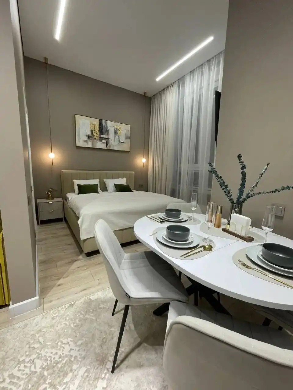 Студия в ЖК Крыловка Парк с видом на Кремль - Аренда жилья (Недвижимость) в Казань