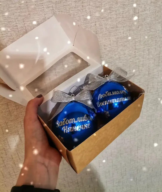 Шары на ёлку с персонализацией - Хобби и отдых в Нежинка