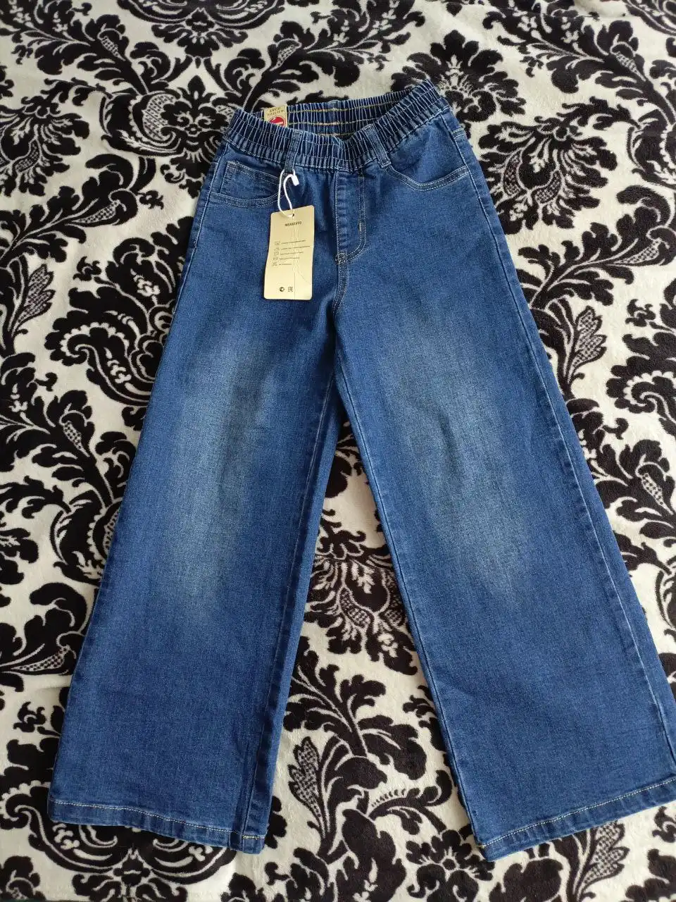 Детские джинсы новые клёш 128-134