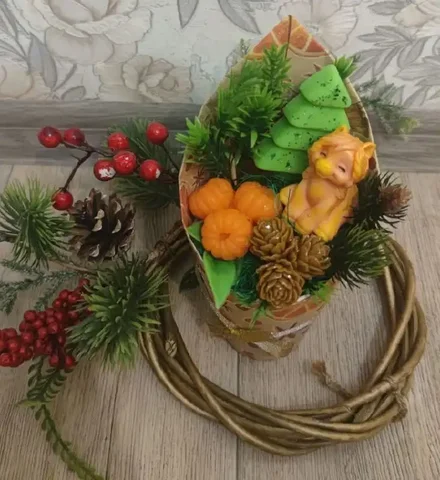 Новогодние мыльные букетики - Зимний спорт в Нежинка