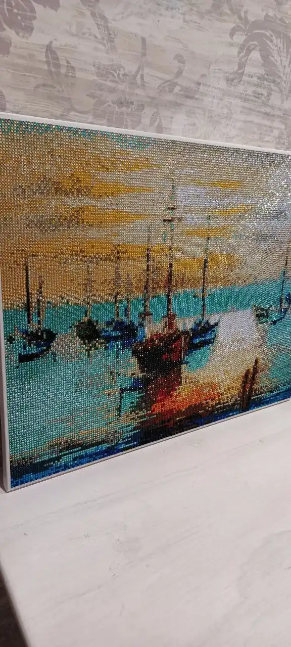 Готовые картины из алмазной мозаики 40х50 - Алмазная мозаика (Хобби и отдых) в Нежинка