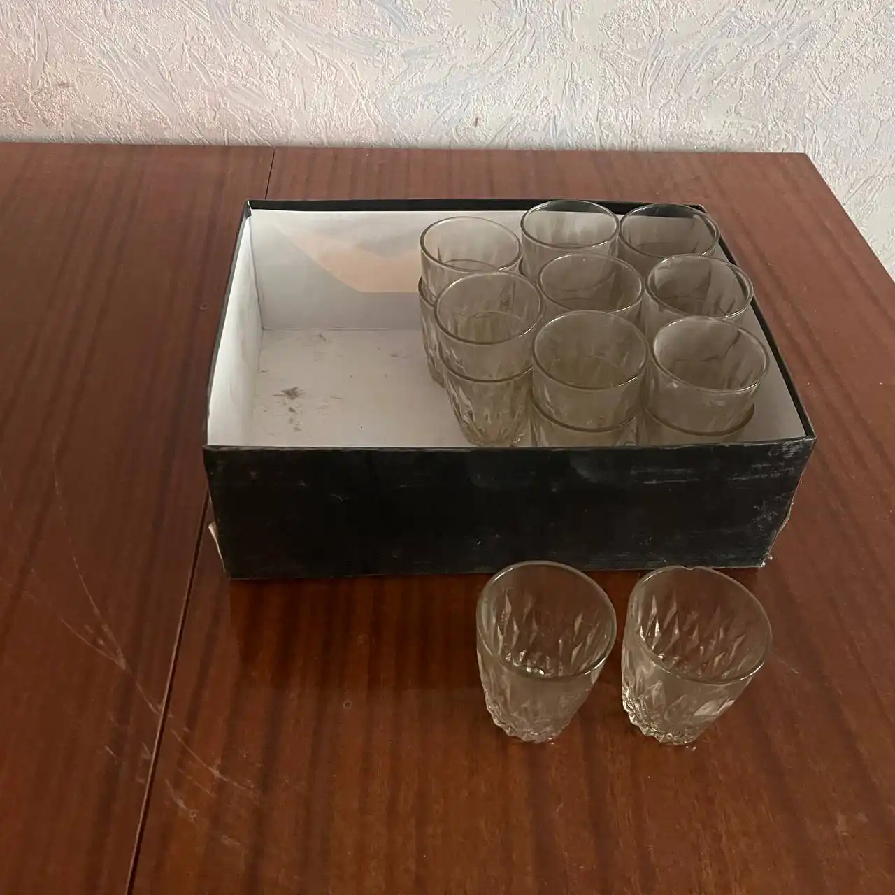 Стаканы граненые 18 штук - Барахолка в Нежинка