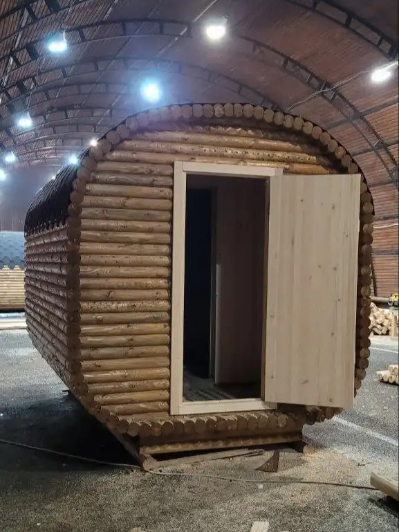 Баня-бочка из бревна с классическими свойствами сруба - Бани и сауны (Для дома и дачи) в Оренбург