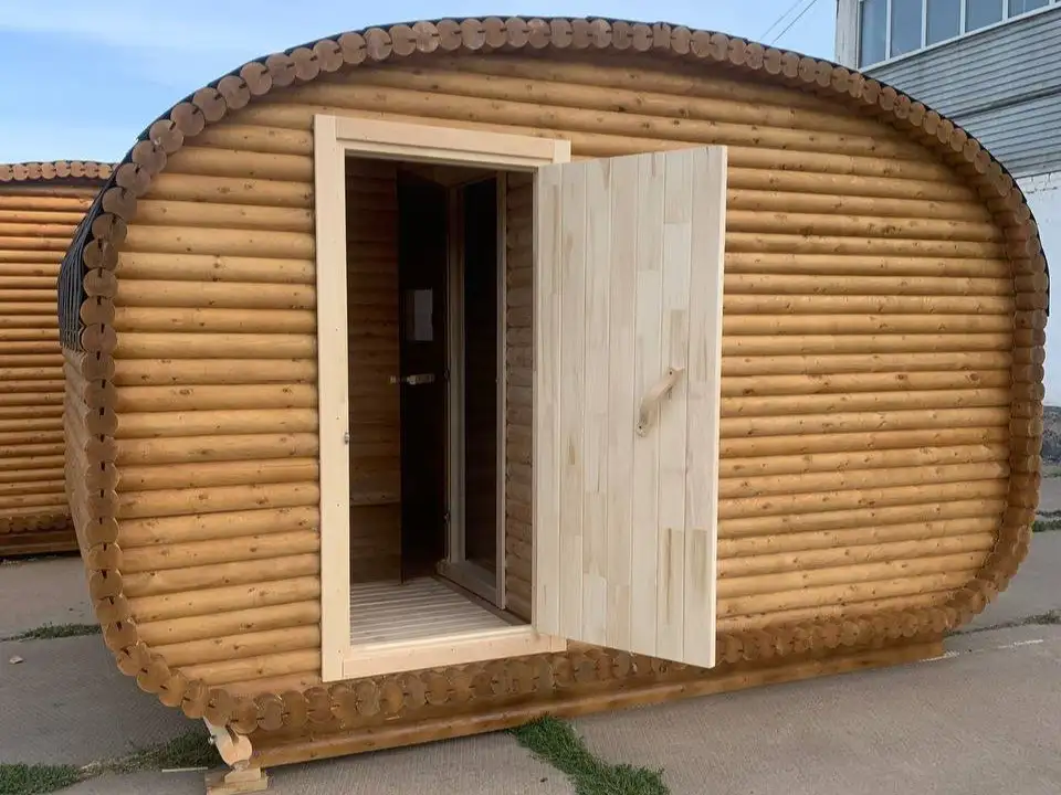Бревенчатые бани-бочки из оцилиндрованного бревна - Бани и сауны (Для дома и дачи) в Нежинка