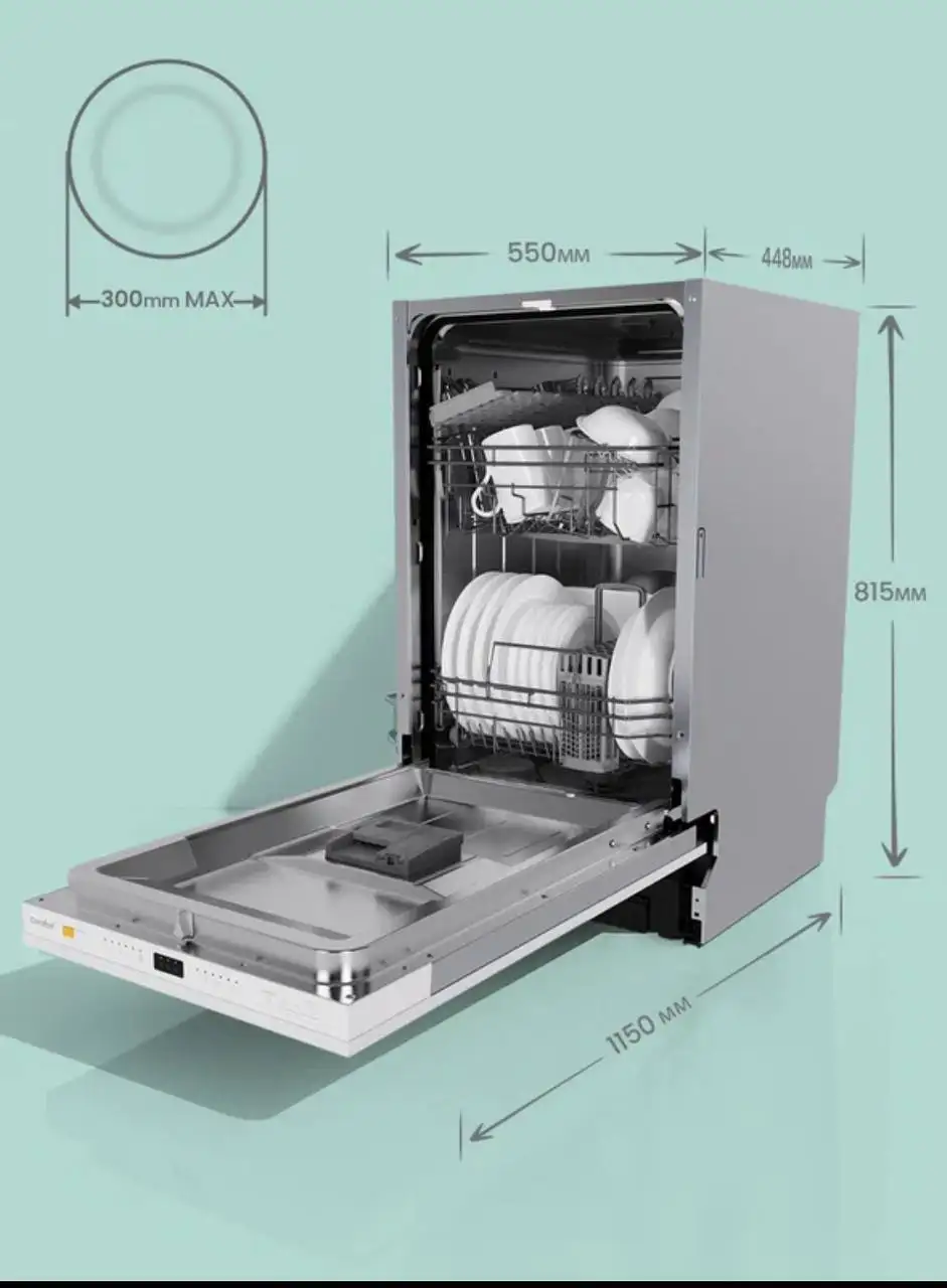 Посудомоечная машина б/у 45*55*81.5 см - Крупная бытовая техника (Для дома и дачи) в Нежинка